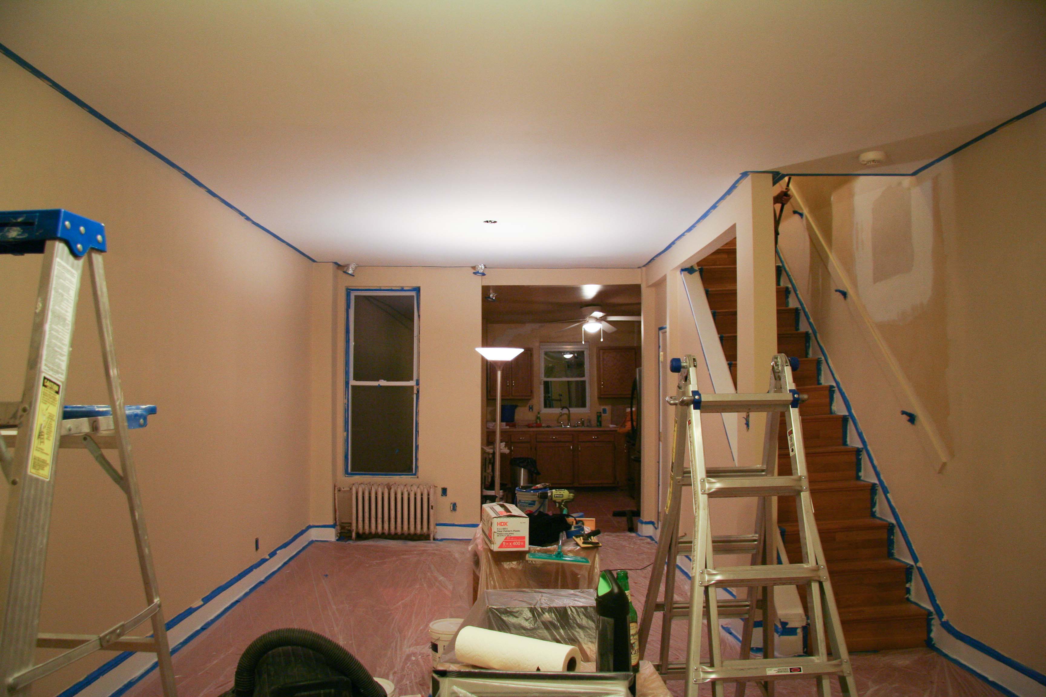 View towards the kitchen